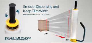 Save Film Wrapper-for film core of 1.5", 2" and 3"