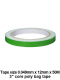 BGSH-491250 (12mm wide, 50M, 3" core bag sealing tape)