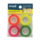 HRP-4HL0915 (9mm wide, 15M, 1" core, 4 rolls of highlighter tape)