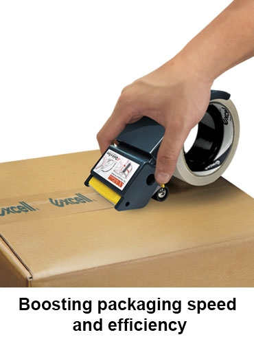 SH-267TRA2 (2" wide, 3" core, Made of plastic, with two rolls of clear tape)