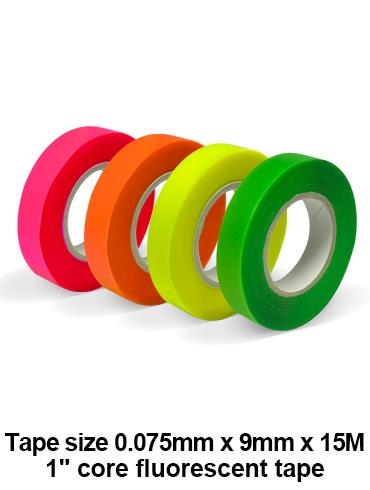 HRP-4HL0915 (9mm wide, 15M, 1" core, 4 rolls of highlighter tape)