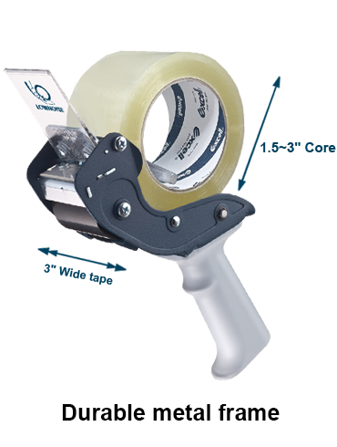 RTS-83891 (3" wide, 3" core, with noise reducer, safety retractable blade)