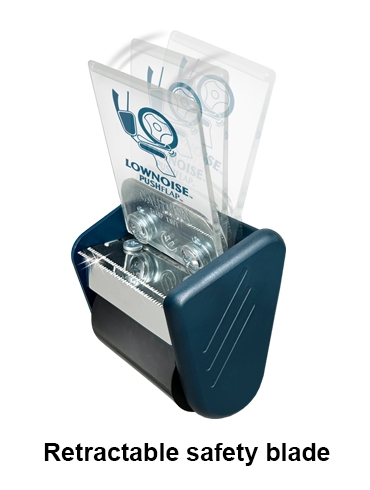 EXC-805PL (2" wide, 3" core, with noise reducer, safety retractable blade)