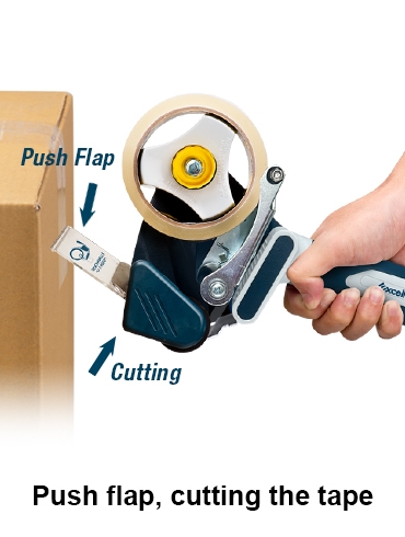 EXC-805PL (2" wide, 3" core, with noise reducer, safety retractable blade)