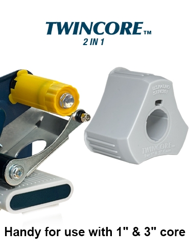 EXC-80525PLTW (2" wide, 1"&3" twincore, with noise reducer, safety retractable blade)