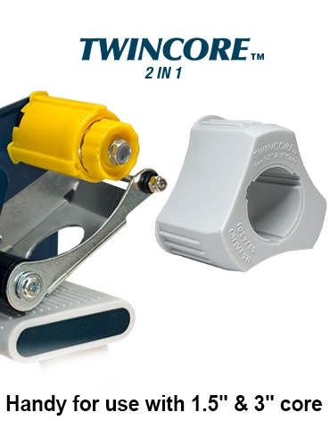 EXC-80538PLTW (2" wide, 1.5"&3" twincore, with noise reducer, safety retractable blade)