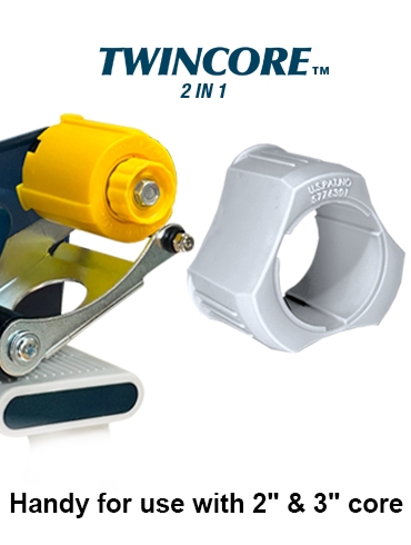 EXC-80550PLTW (2" wide, 2"&3" twincore, with noise reducer, safety retractable blade)