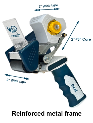 EXC-80550PLTW (2" wide, 2"&3" twincore, with noise reducer, safety retractable blade)