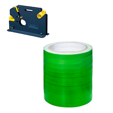 BGSH-491250 (12mm wide, 50M, 3" core bag sealing tape)