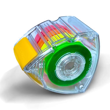 HL-40911 (9mm wide, 1" core, highlighter tape included)